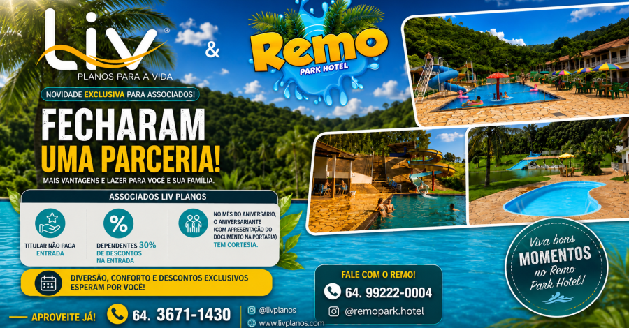 Liv faz parceria com Remo Park Hotel!